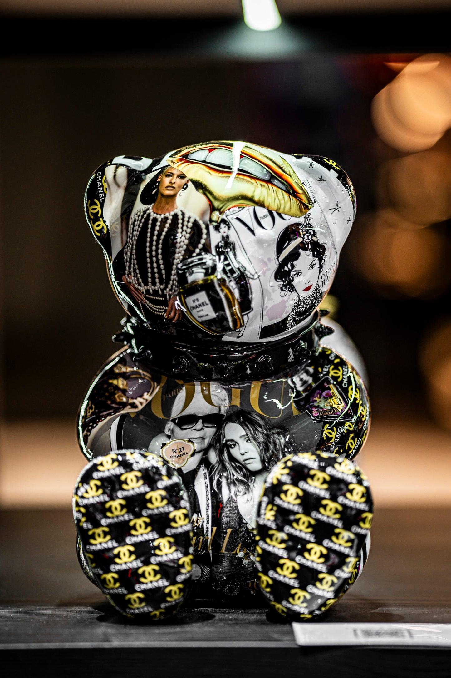 NAOR - 30cm Collage, CH Vogue Tribute Bear