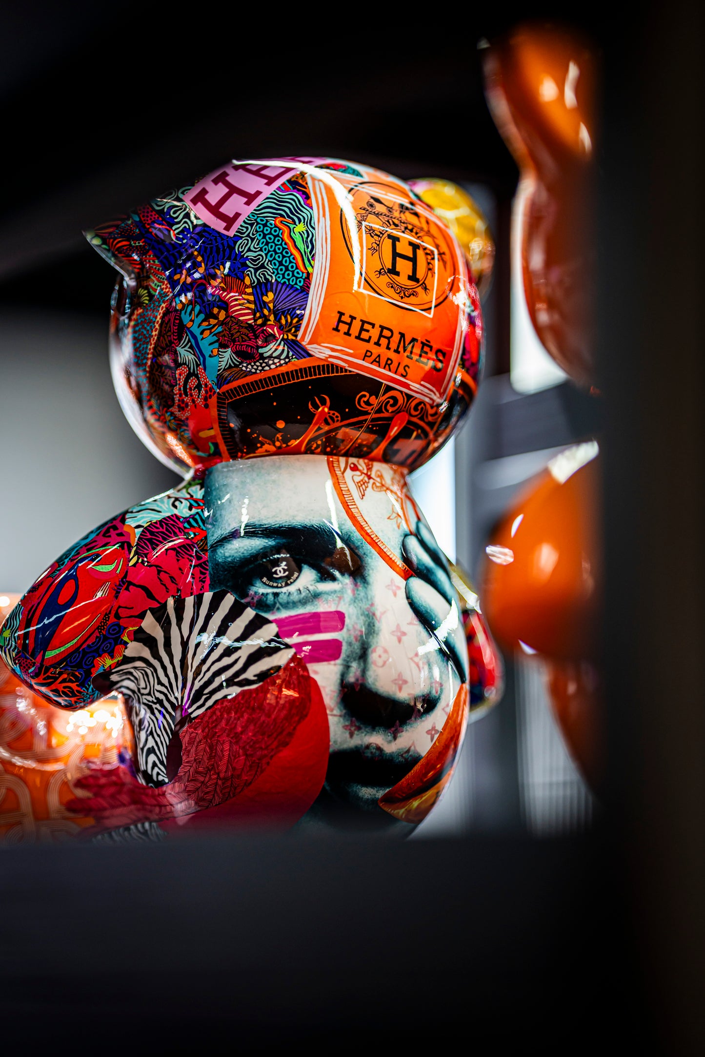 NAOR - 35cm Collage, H Tribute, No Collar Teddy