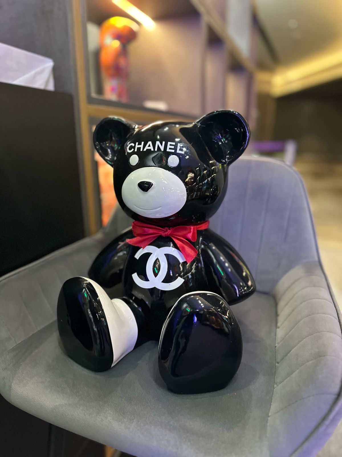 NAOR - 35cm CH Tribute, bi color black Teddy