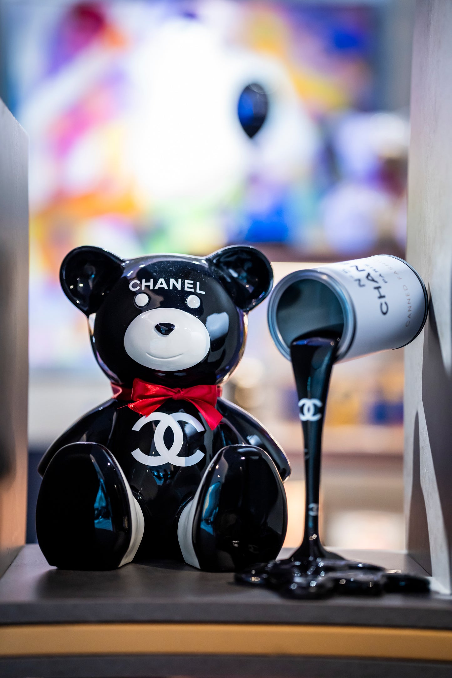 NAOR - 35cm CH Tribute, bi color black Teddy