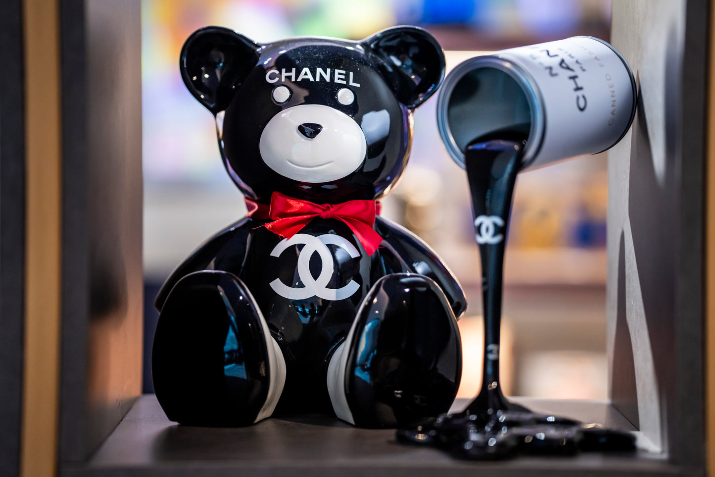 NAOR - 35cm CH Tribute, bi color black Teddy
