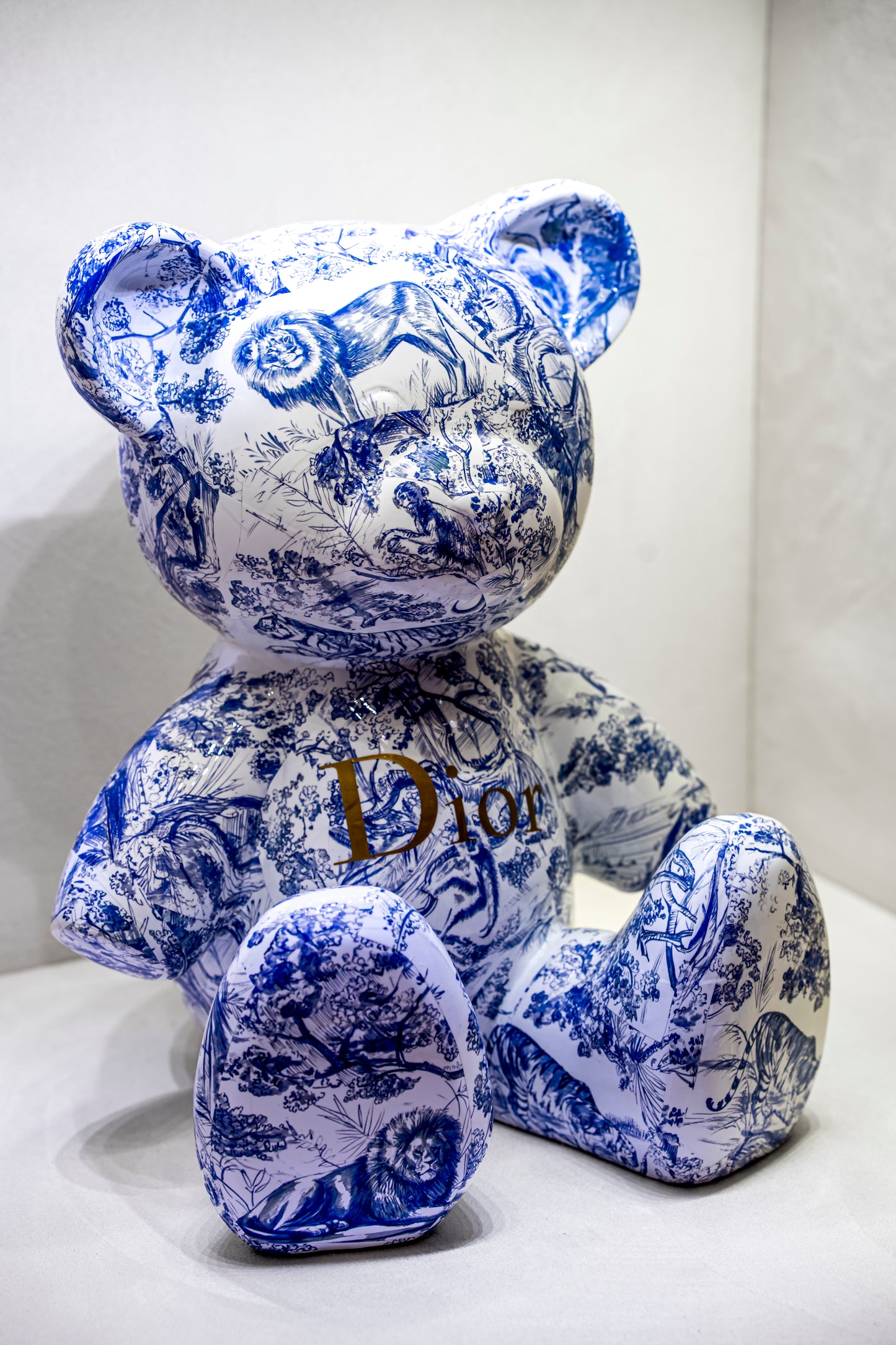 NAOR - 35cm CD Collage Tribute, No Collar Teddy