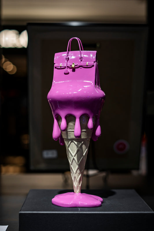 JULIE J - Melted Bag on Ice Cream, Pink