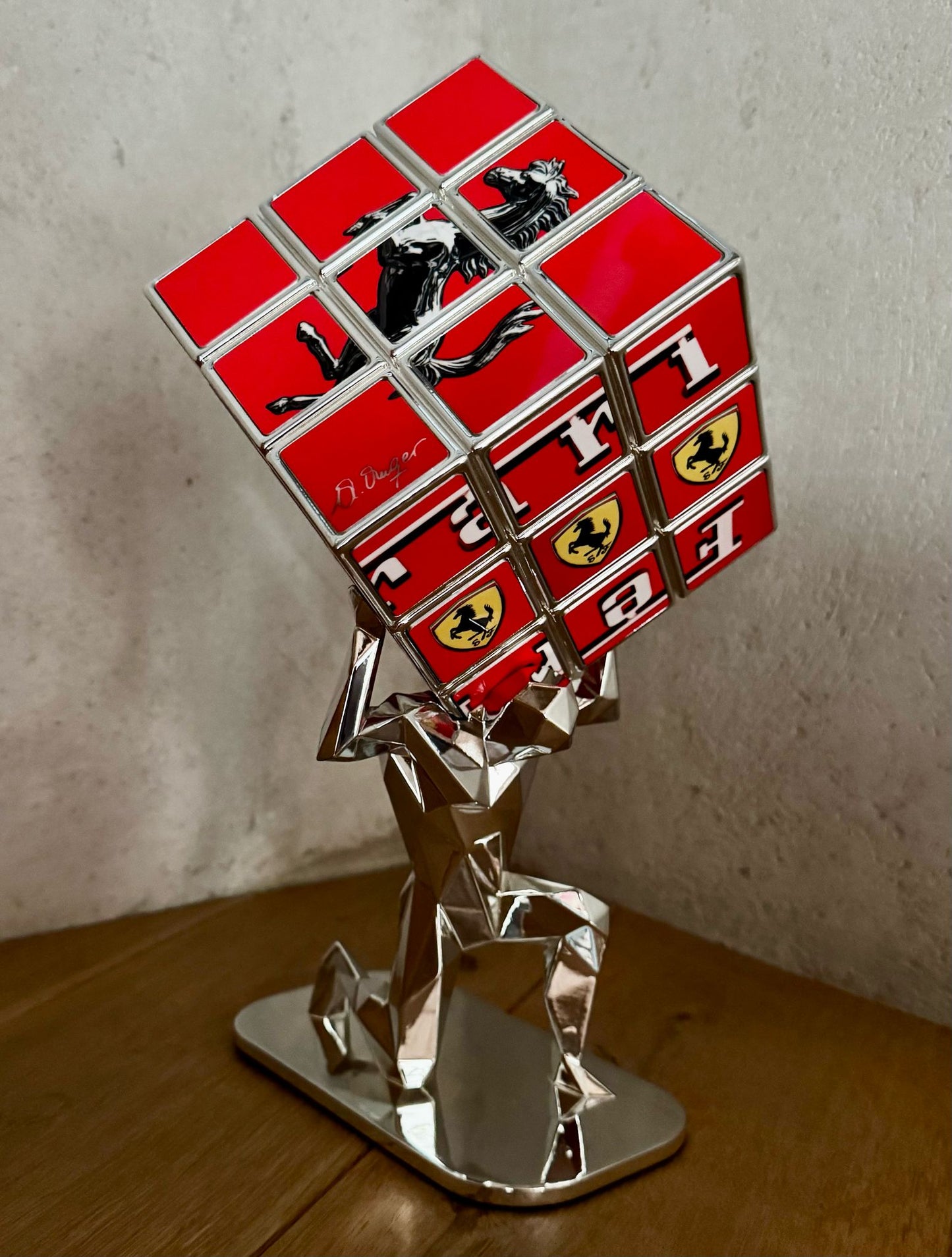 AURELIE ANGER - AArt's Cubes - Rubik Cube collage, Cars tribute