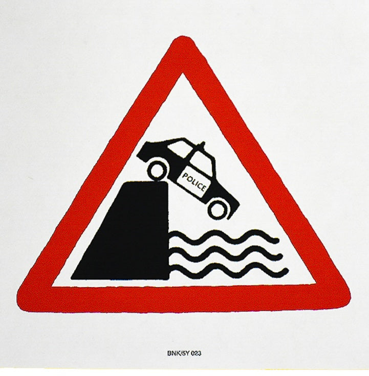 BANKSY - Rare Police Car Sticker