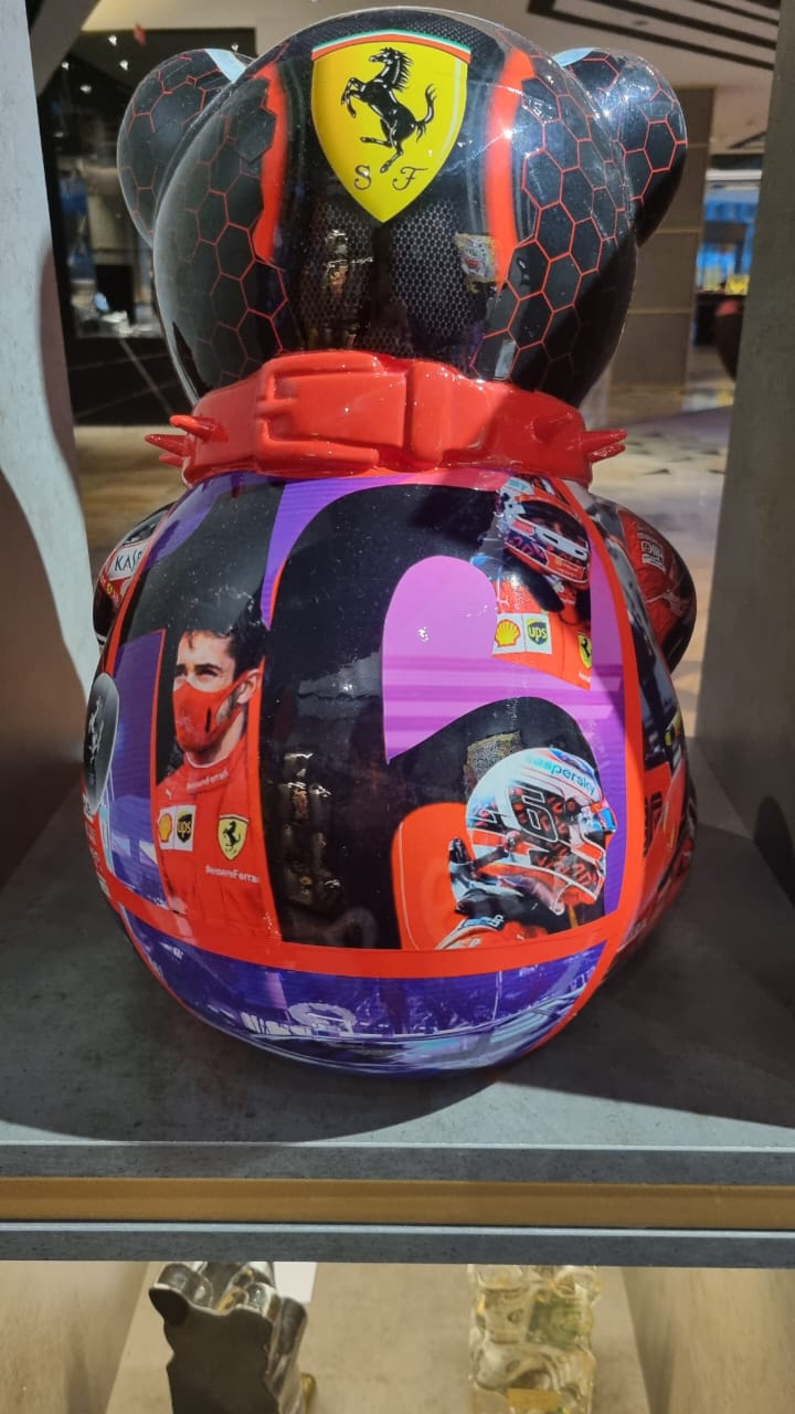 NAOR - 30cm Collage, Ferrari Tribute Bear