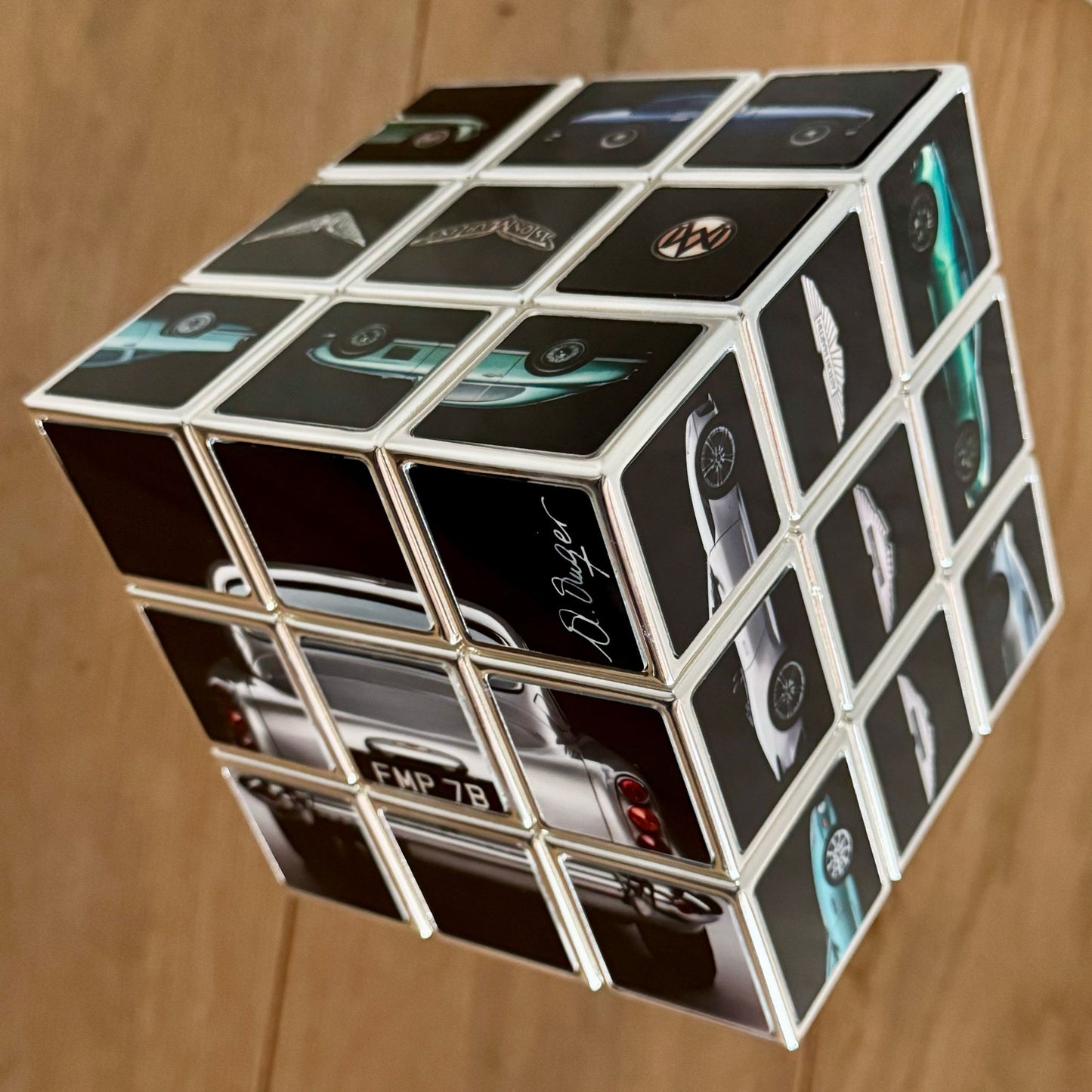 AURELIE ANGER - AArt's Cubes - Rubik Cube collage, Cars tribute
