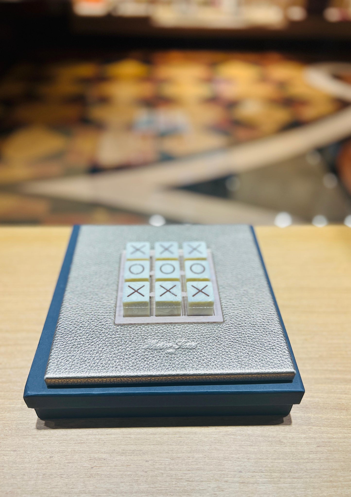HECTOR SAXE Tic Tac Toe - GREY Galuchat