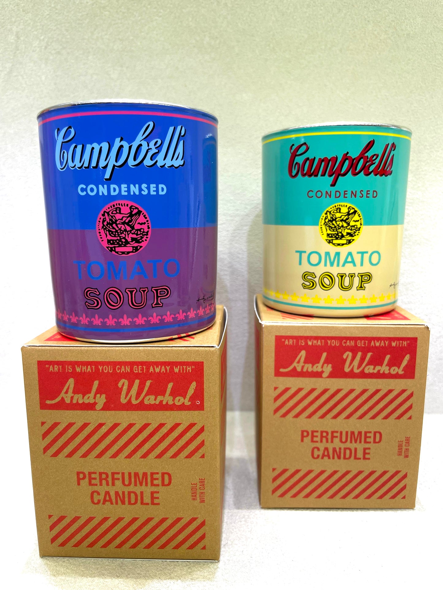 LIGNE BLANCHE - Campbell Blue Perfumed Candle by Andy Warhol
