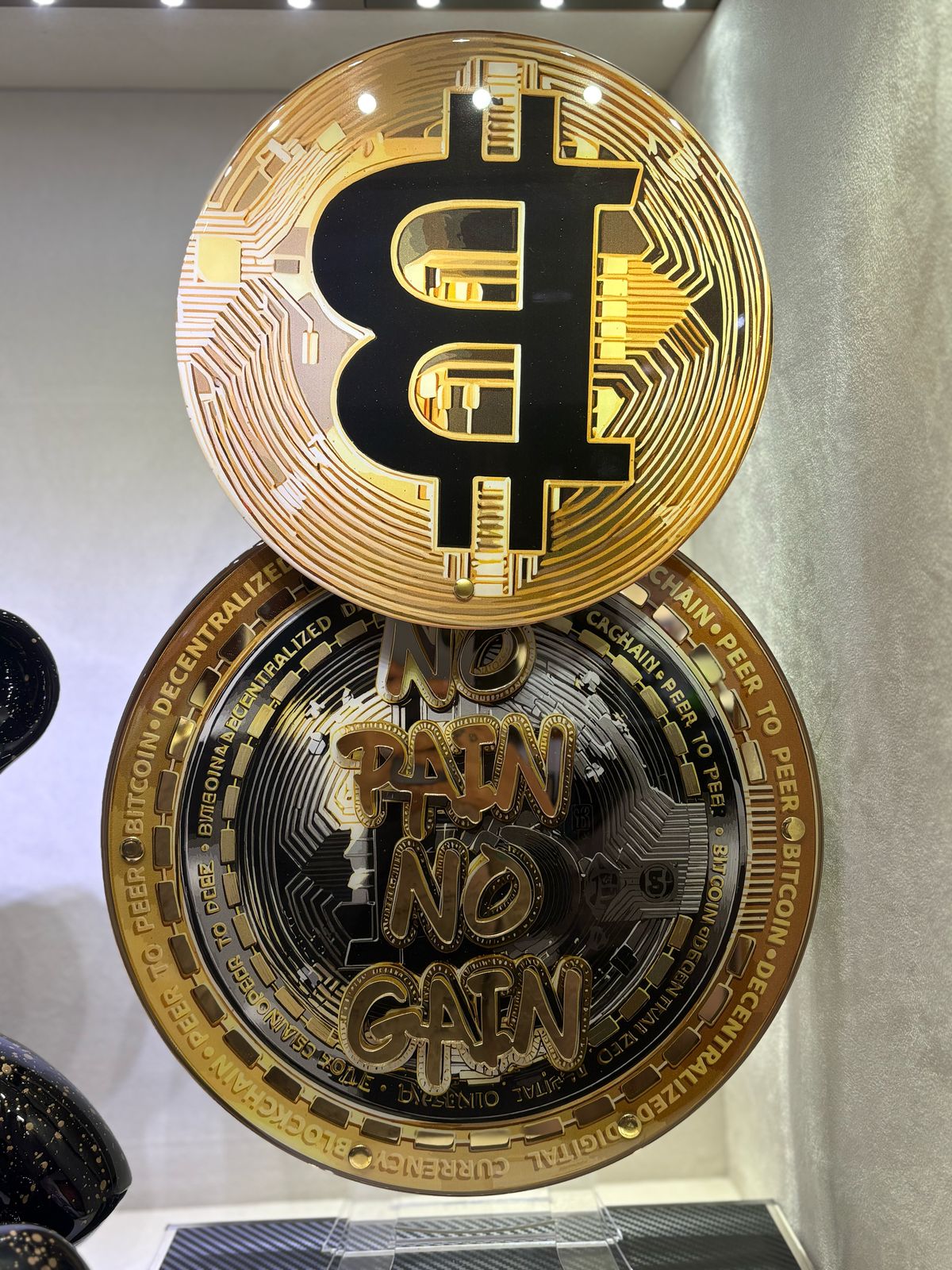 FRED M - Bitcoin Tribute Sculpture