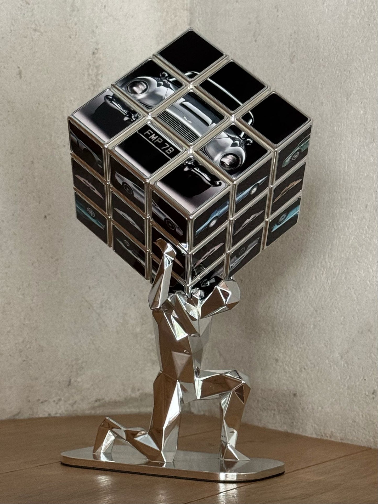 AURELIE ANGER - AArt's Cubes - Rubik Cube collage, Cars tribute