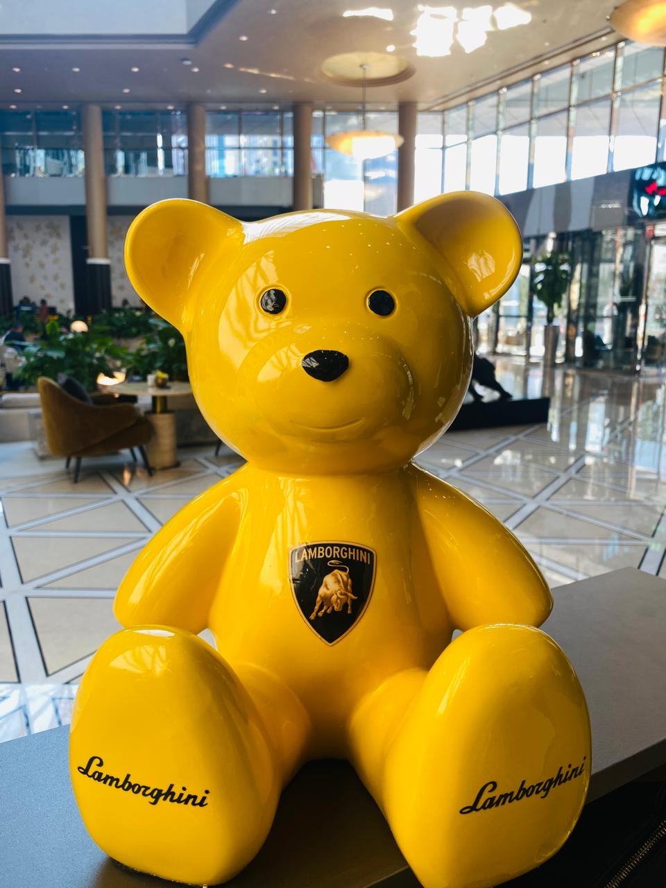 NAOR - 35cm Lambo Tribute, Yellow Teddy