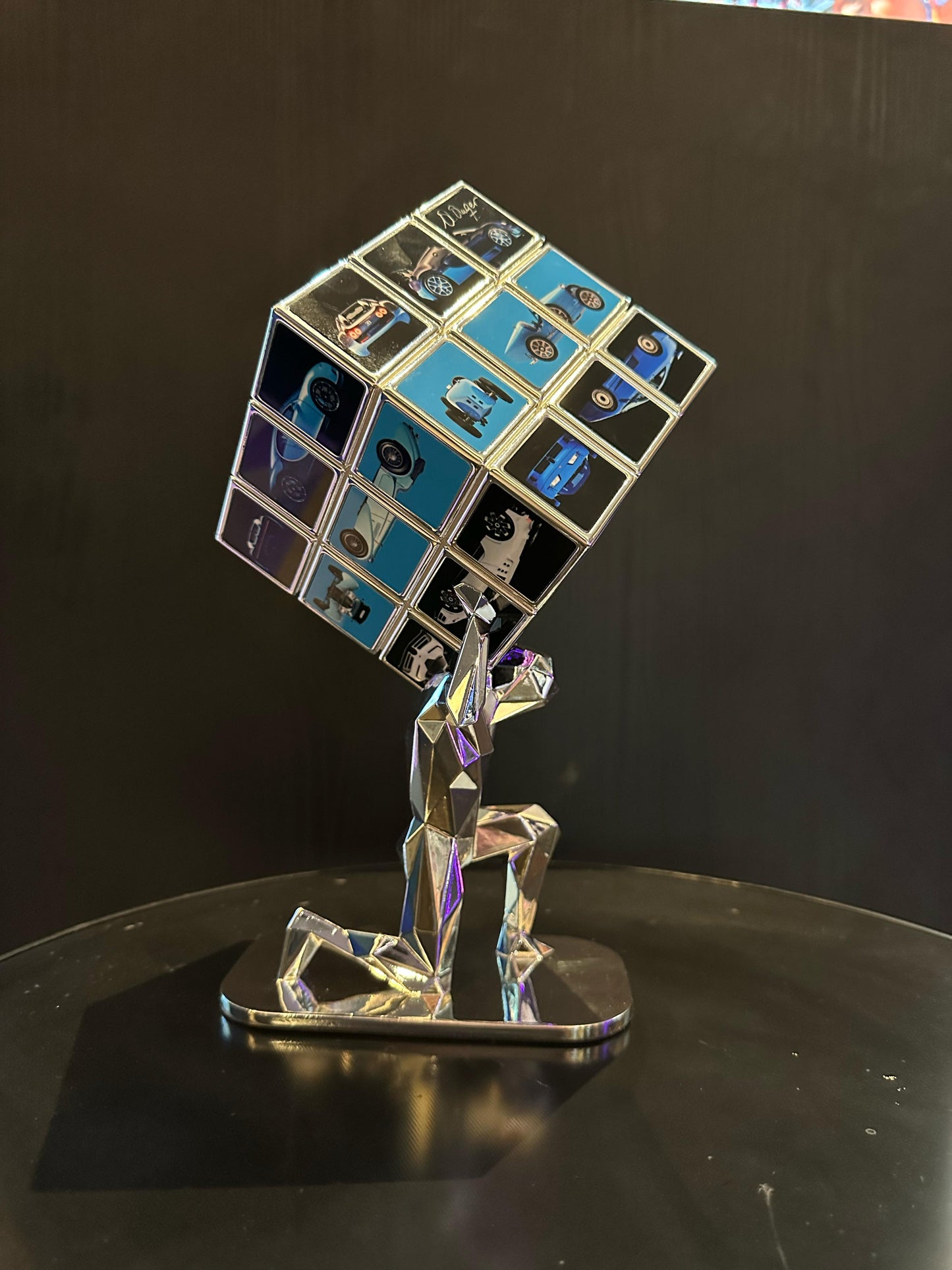 AURELIE ANGER - AArt's Cubes - Rubik Cube collage, Cars tribute