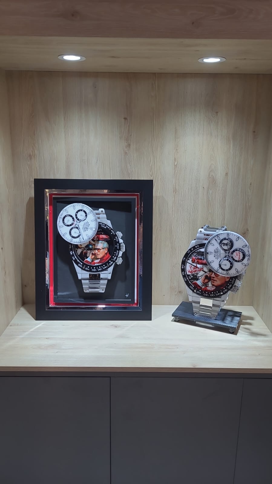 FRED M - Paul Newman Rolex Tribute Sculpture