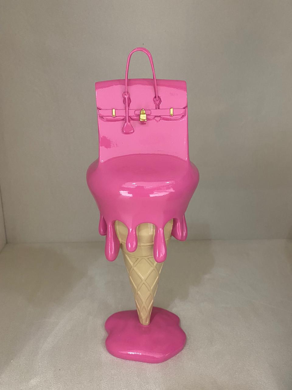 JULIE J - Melted Bag on Ice Cream, Pink