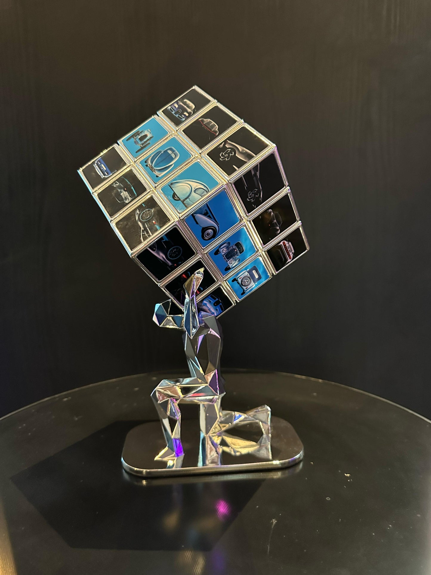 AURELIE ANGER - AArt's Cubes - Rubik Cube collage, Cars tribute