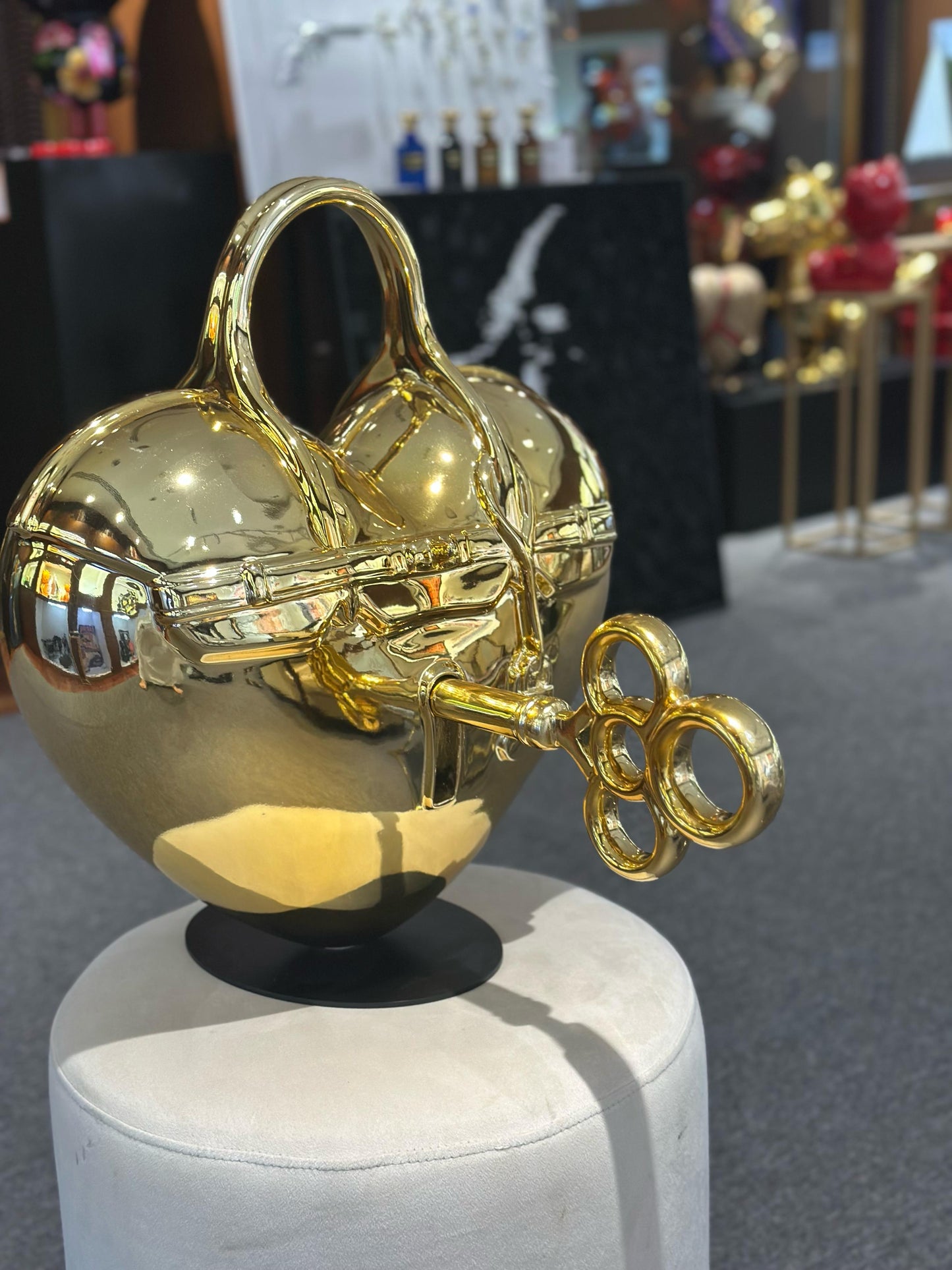 SANUJ - Love Locked Birkin sculpture