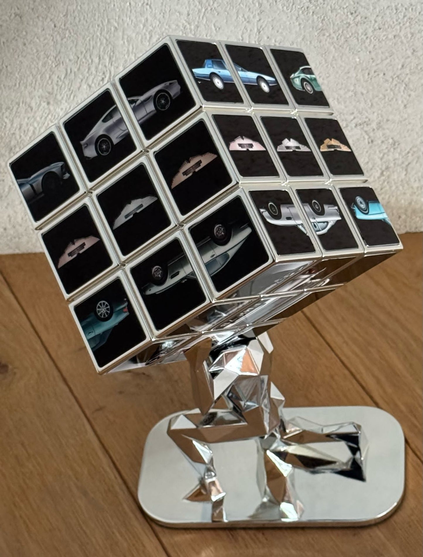 AURELIE ANGER - AArt's Cubes - Rubik Cube collage, Cars tribute