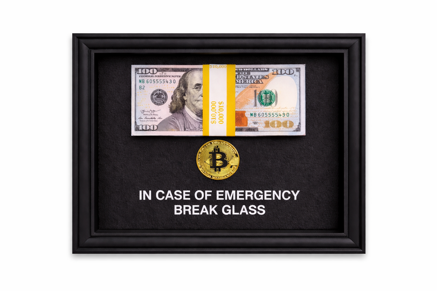 SASHIRY - In case of emergency, Break Glass for Bitcoin & Dollars