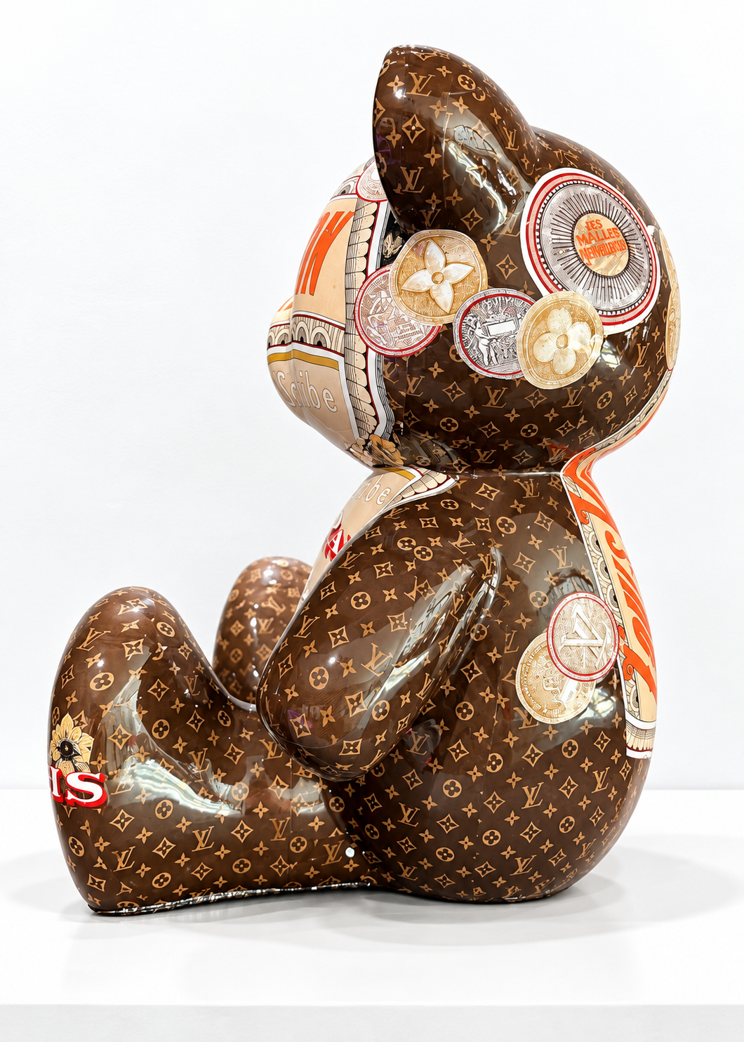 ARTBYNAOR - 35cm LV Collage Teddy