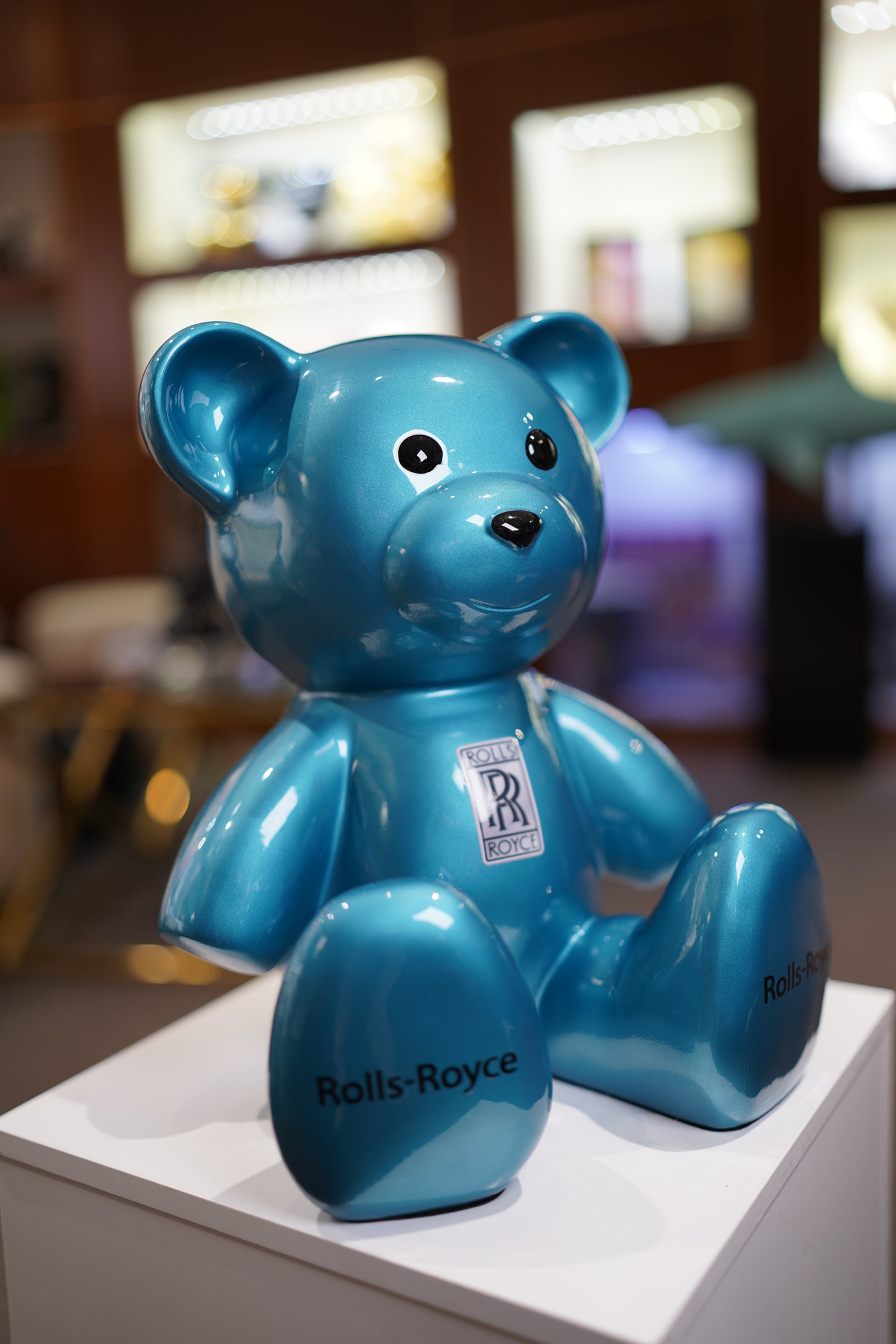 NAOR - 35cm Rolls Royce, Blue Teddy