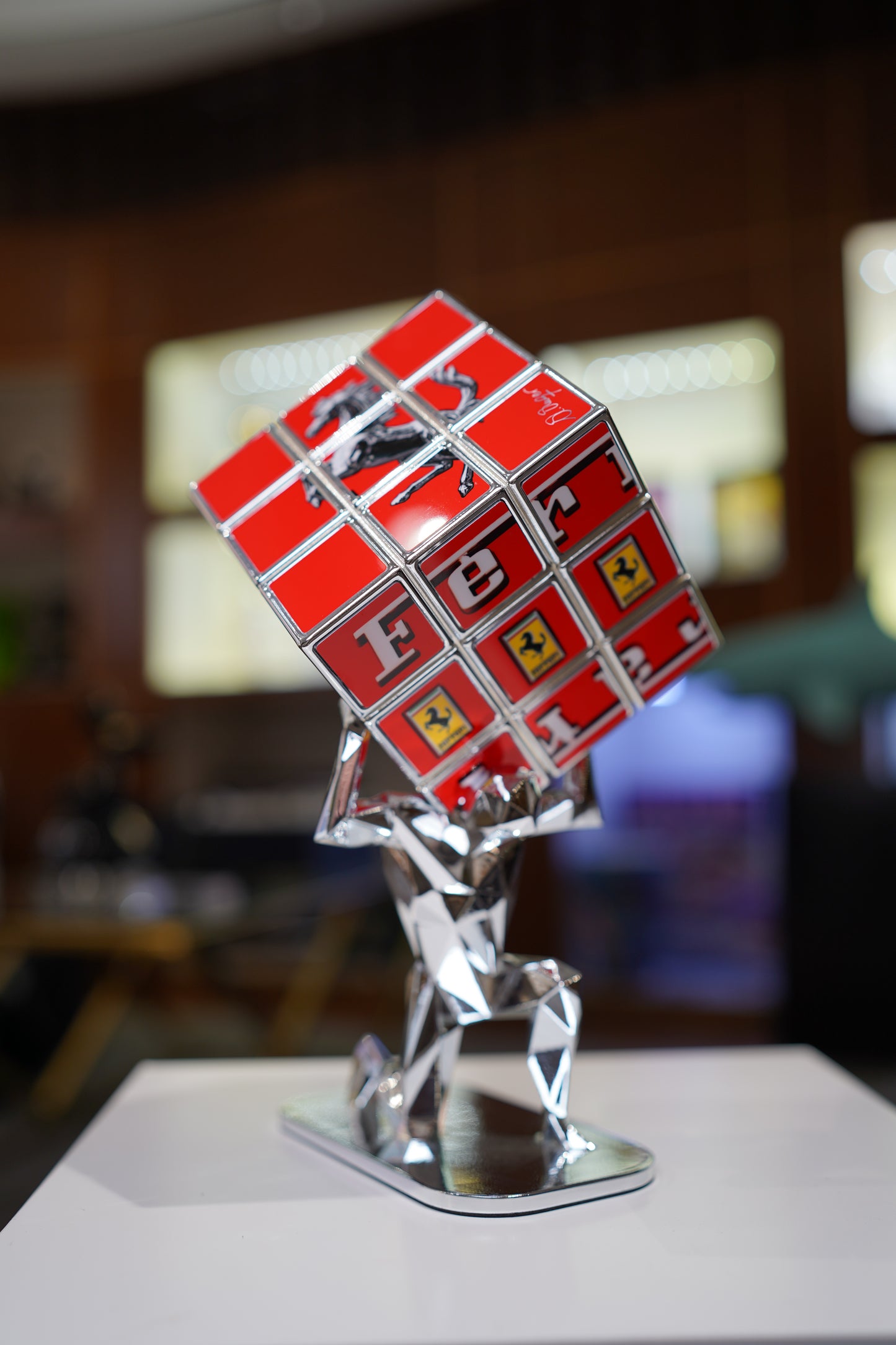 AURELIE ANGER - AArt's Rubik Cube collage, Cars tribute - Red