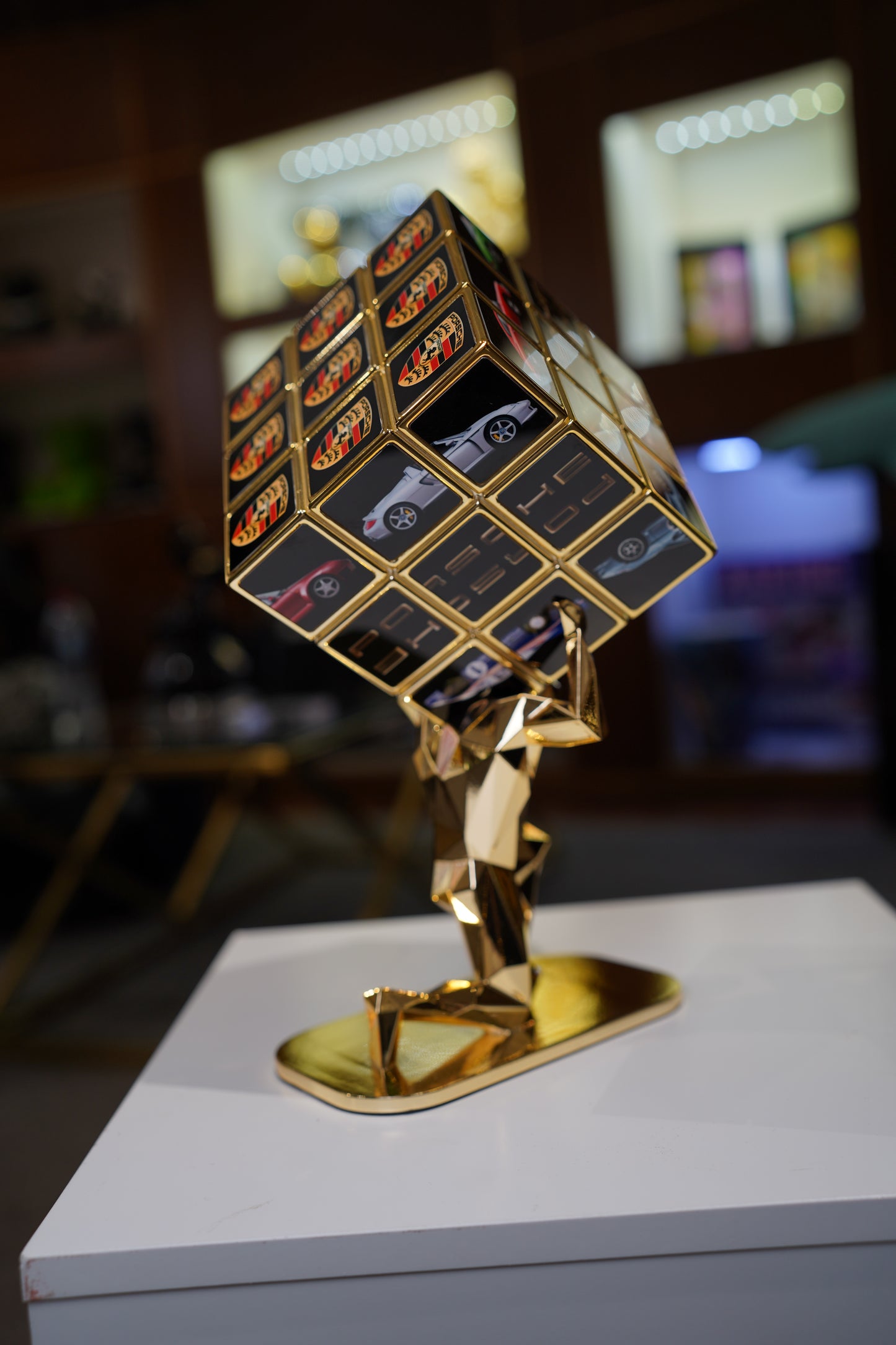 AURELIE ANGER - AArt's Rubik Cube collage, Cars tribute - Black