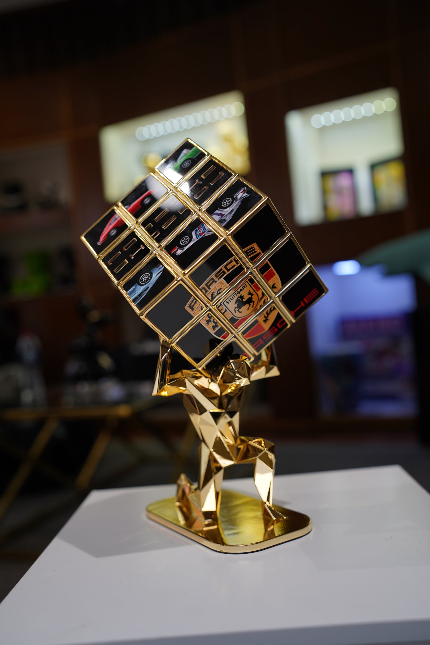 AURELIE ANGER - AArt's Rubik Cube collage, Cars tribute - Black