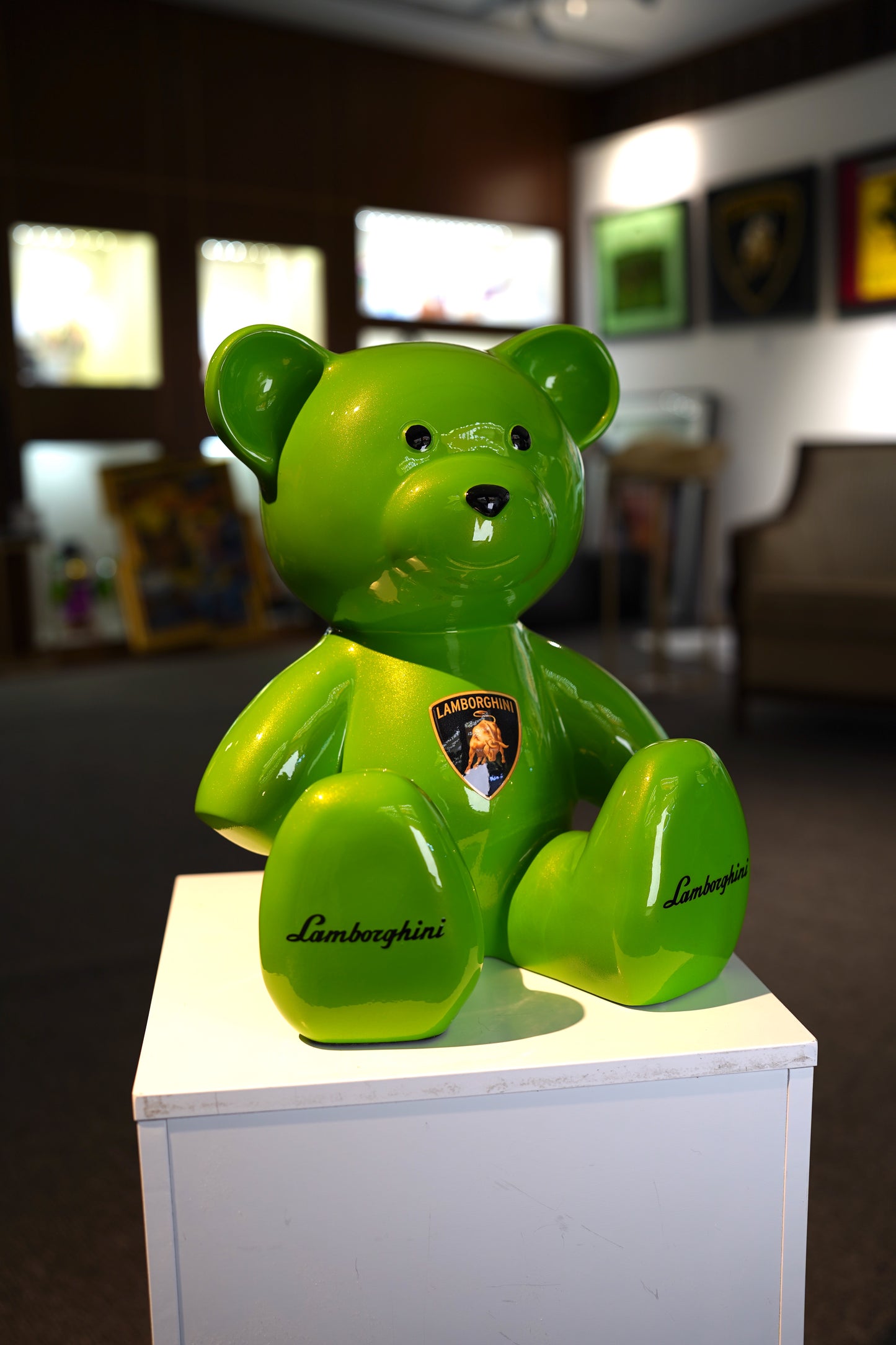 NAOR - 35cm Lambo Tribute, Green Teddy