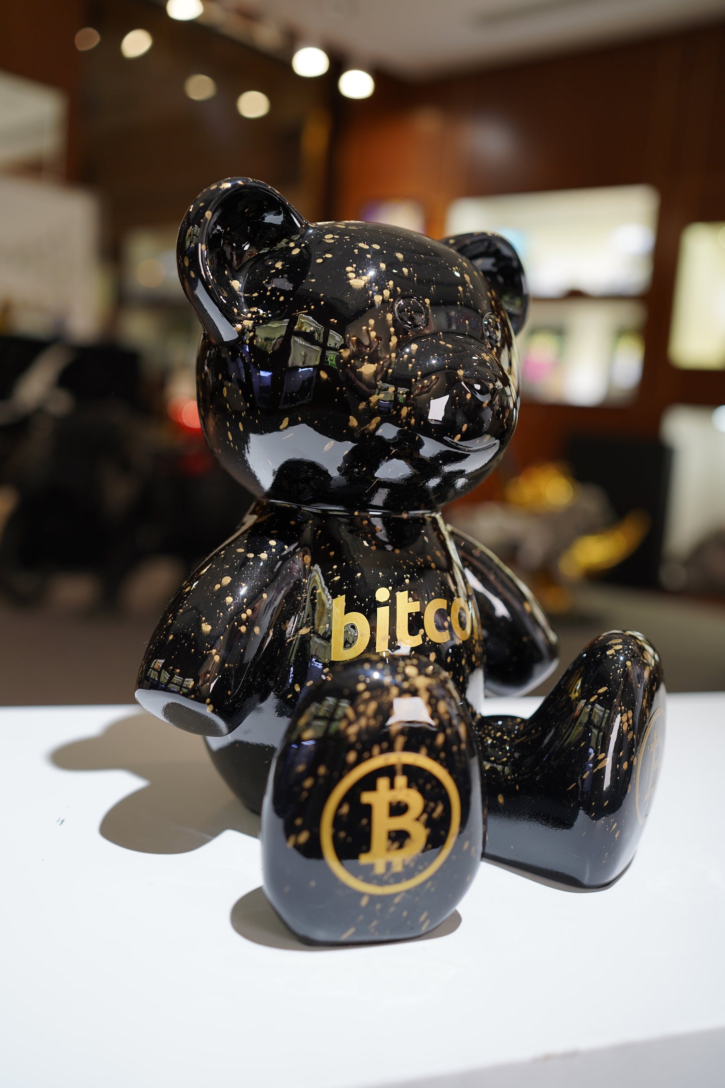NAOR - 35cm Bitcoin Tribute, Brown Teddy