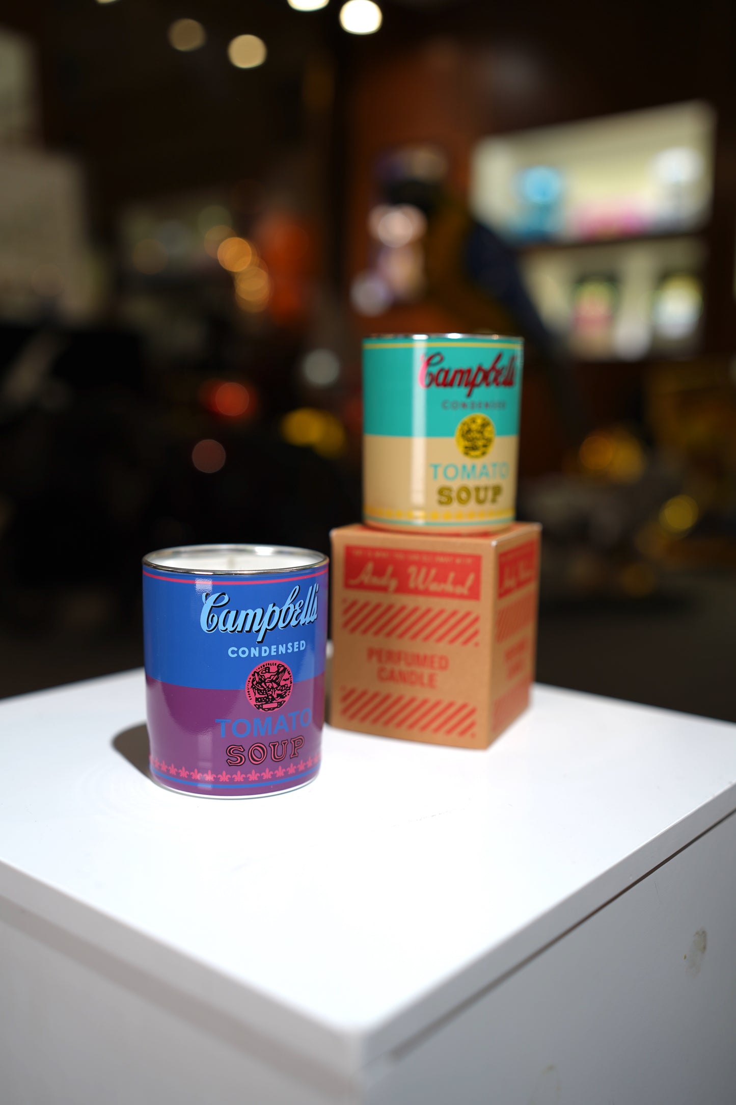 LIGNE BLANCHE - Campbell Blue Perfumed Candle by Andy Warhol