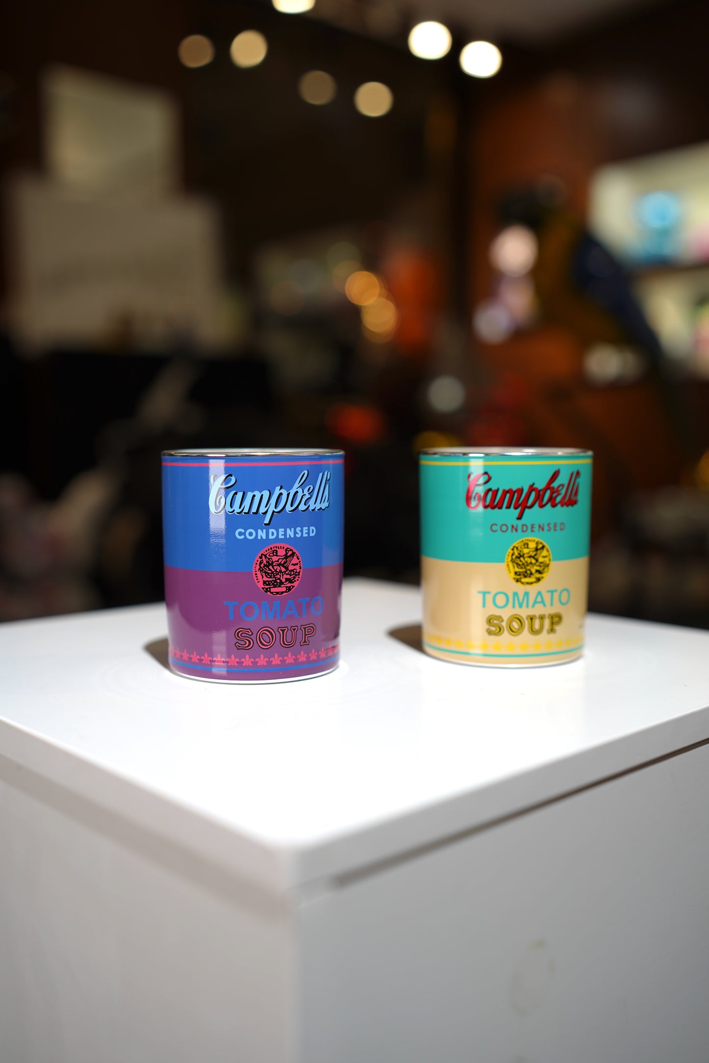 LIGNE BLANCHE - Campbell Blue Perfumed Candle by Andy Warhol