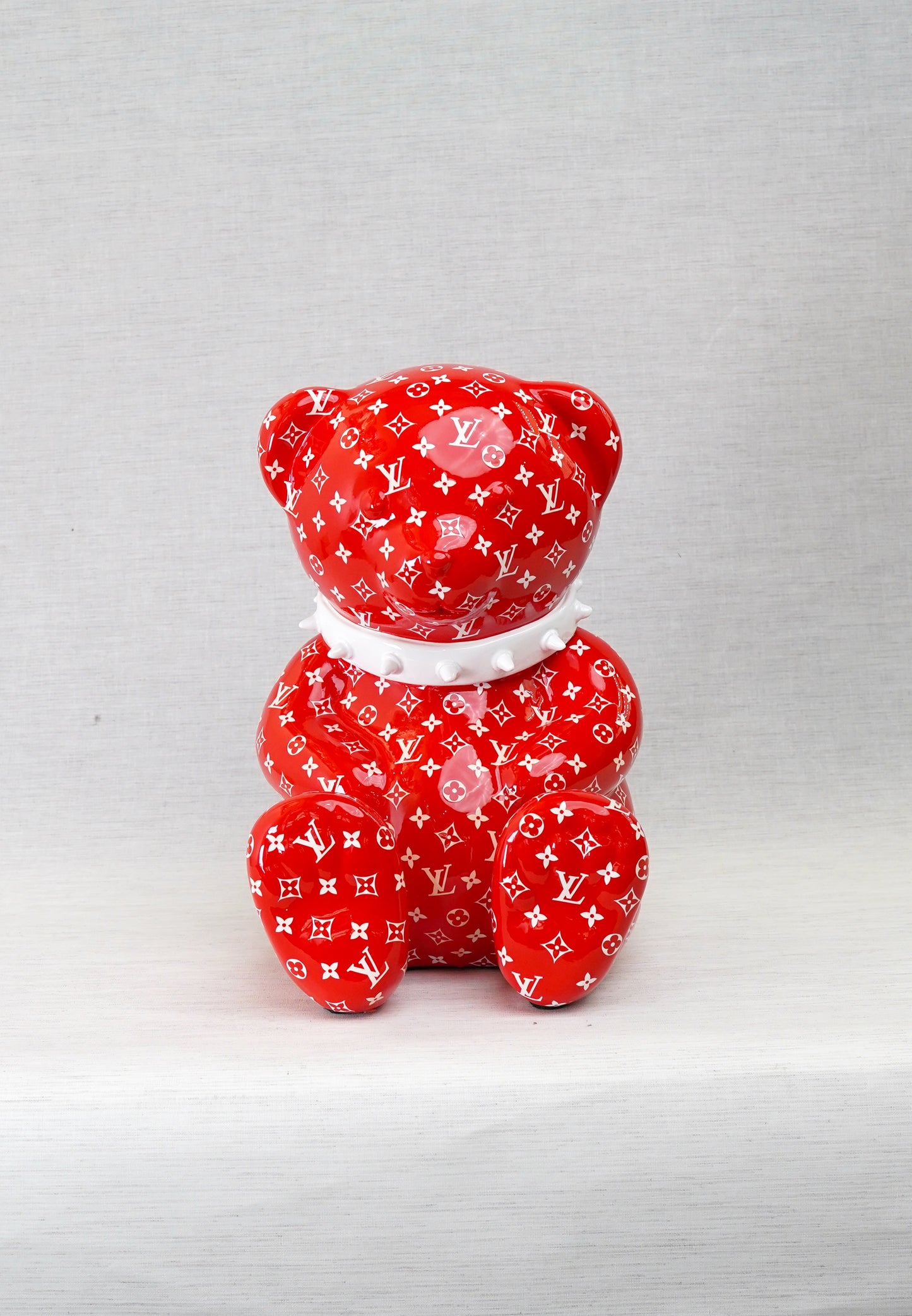 NAOR - 30 cm Sup & LV Tribute, White Collar Teddy