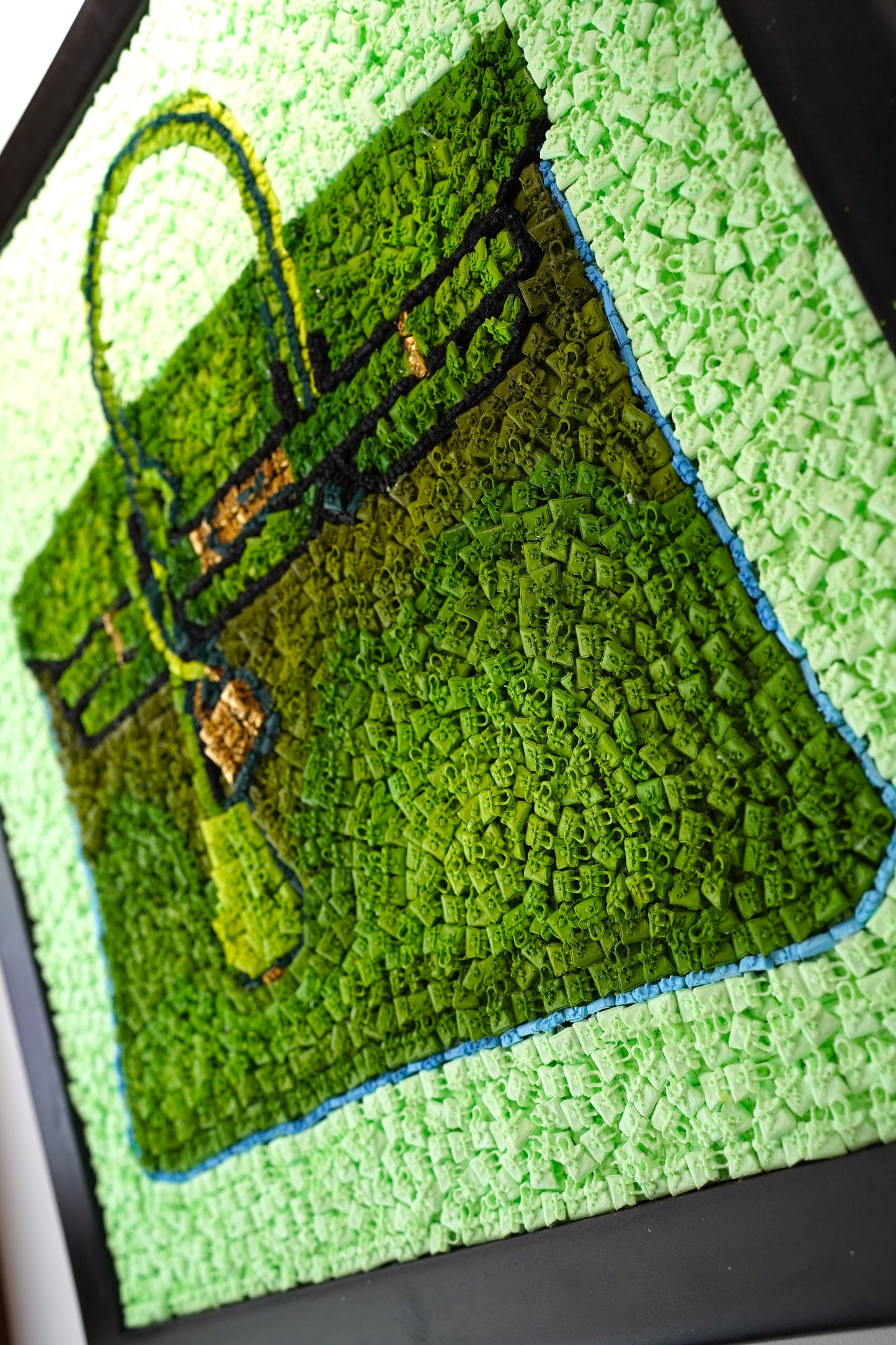 KEVIN CHAMPENY - Birkin Tribute Mosaic, Green