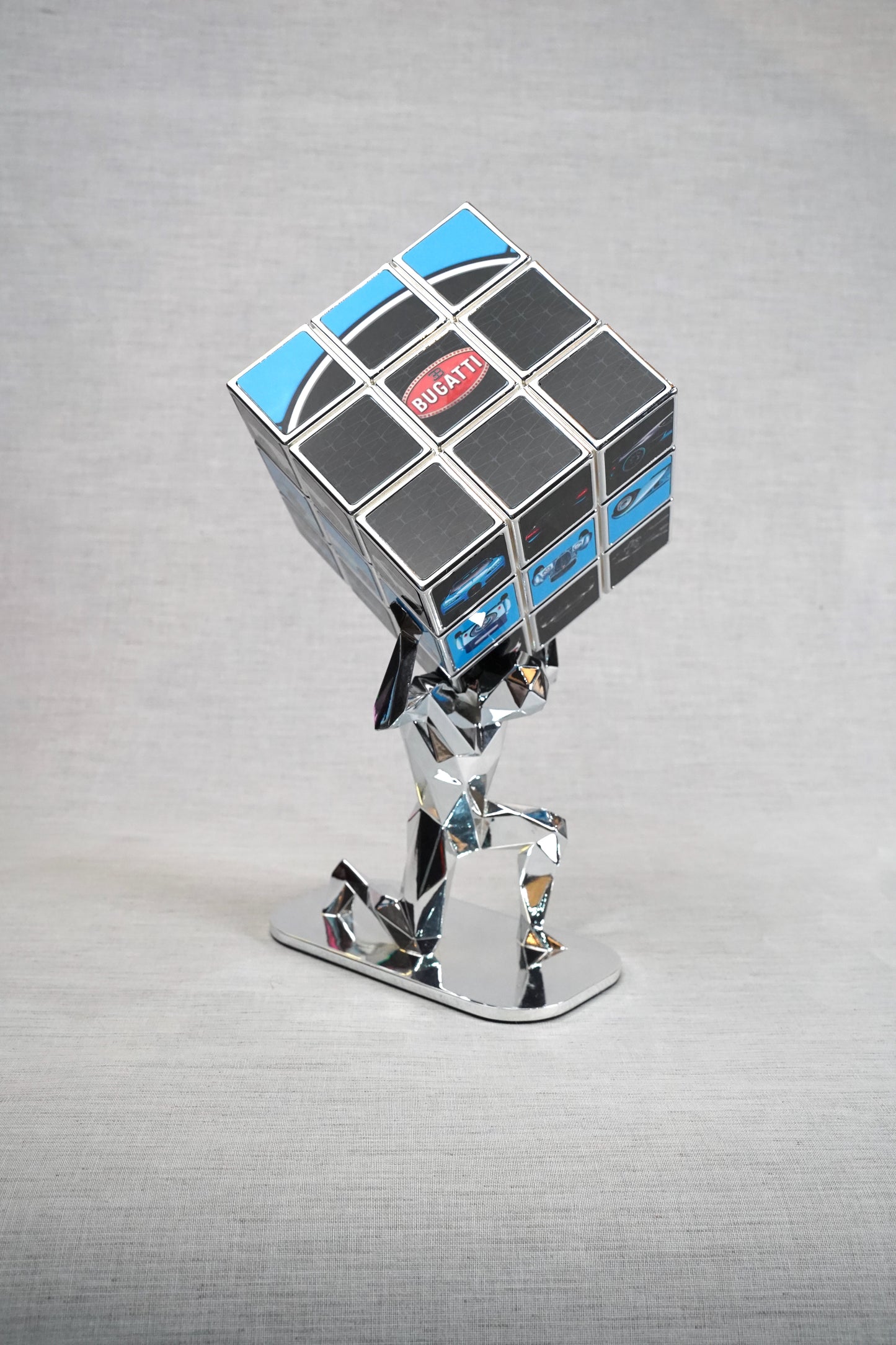 AURELIE ANGER - AArt's Rubik Cube collage, Cars tribute - Blue