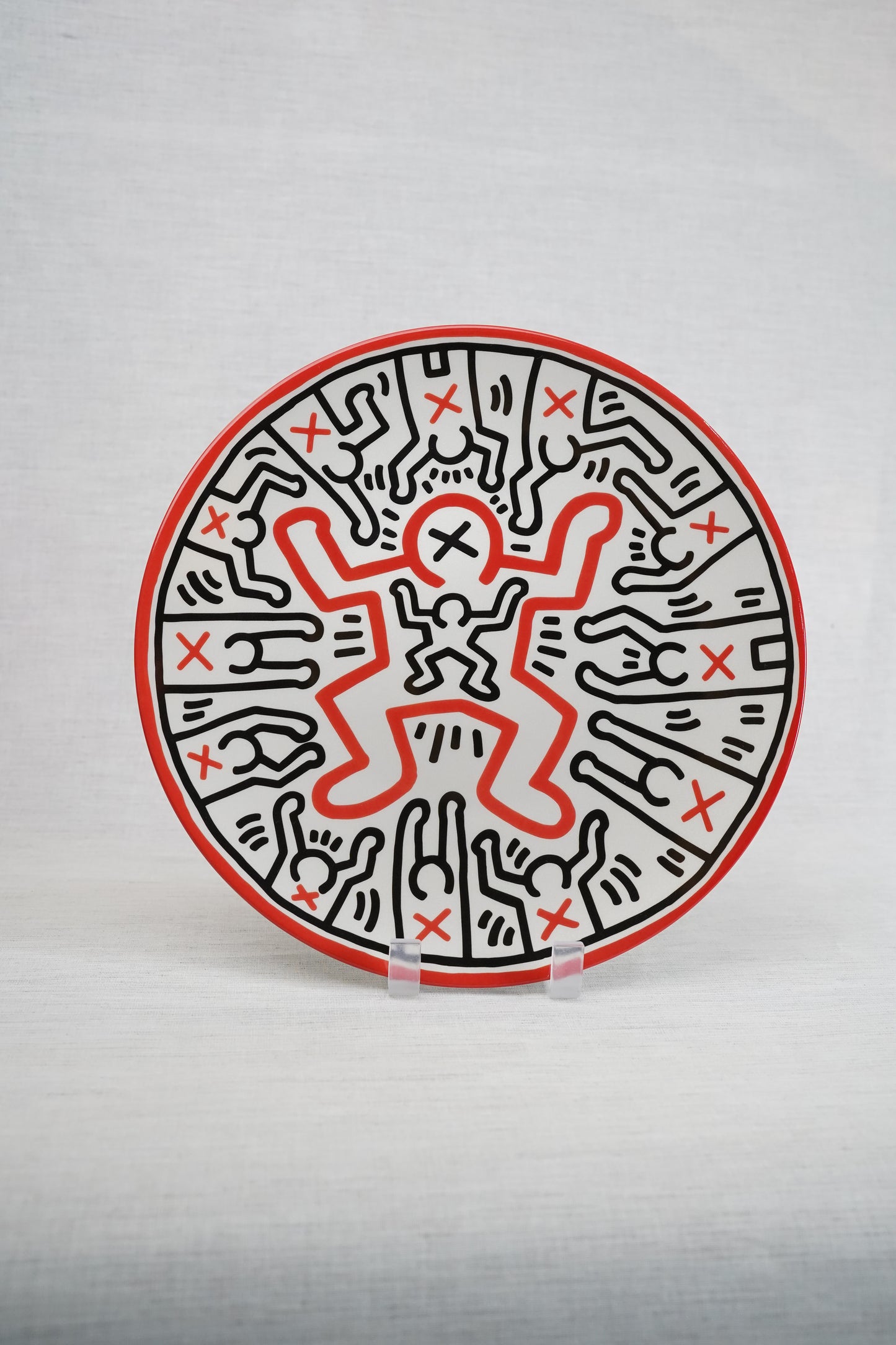 LIGNE BLANCHE - Keith Haring Child Large Plate
