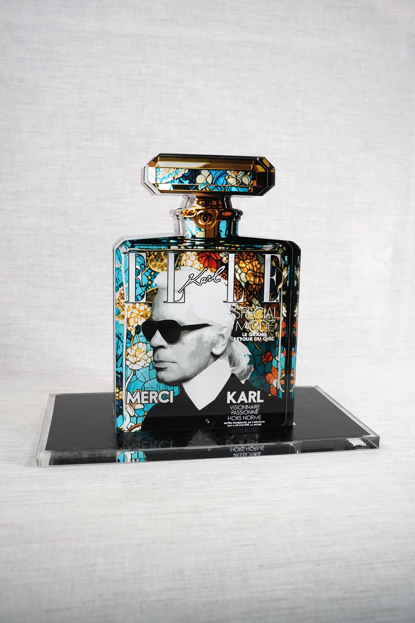 FRED M - Karl Lagerfeld Tribute Perfume Bottle