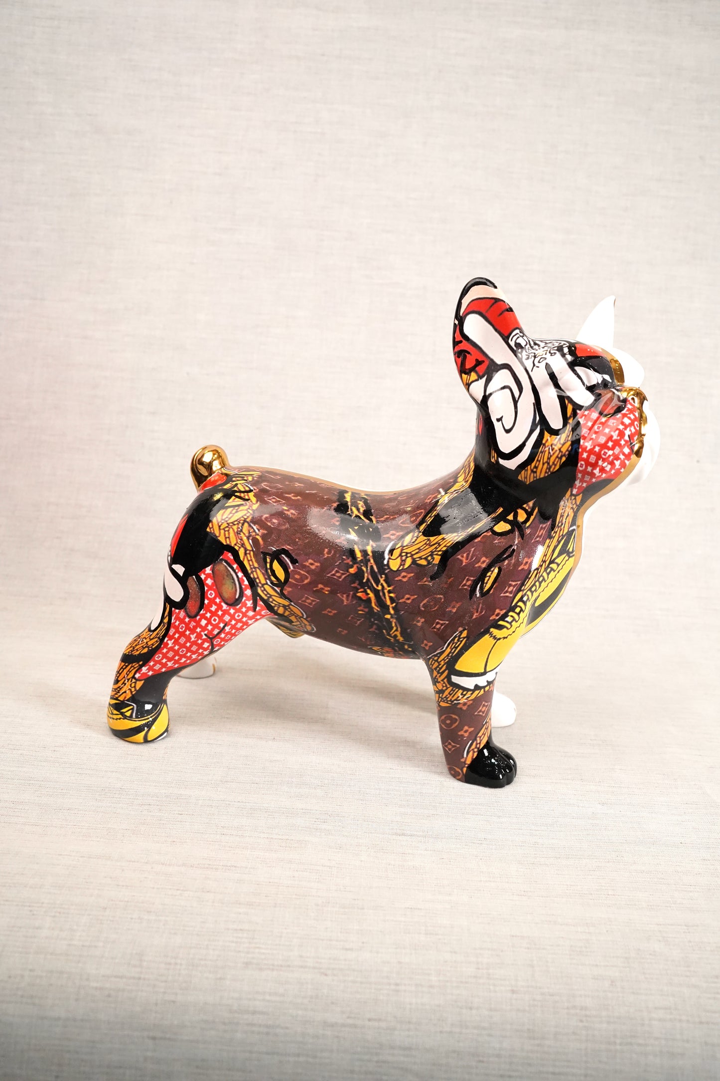 ARDOR - Small Bulldog, Brown Design
