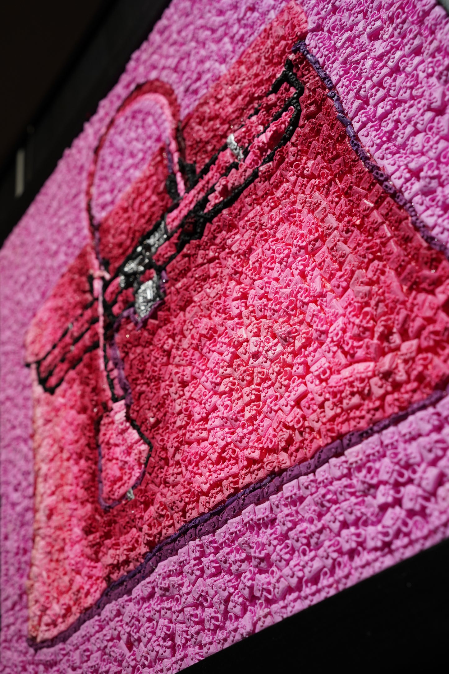 KEVIN CHAMPENY - Birkin Tribute Mosaic, Pink