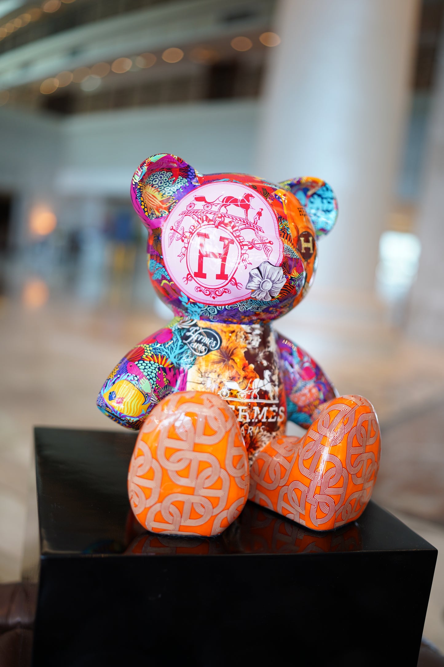 NAOR - 35cm Collage, H Tribute, No Collar Teddy