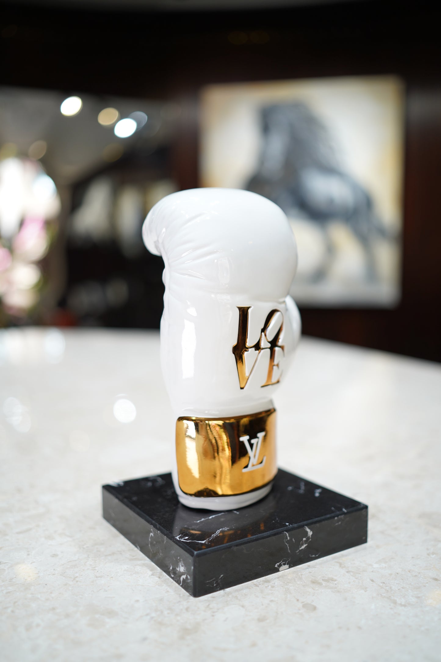 NAOR - 50cm White Boxing Gloves