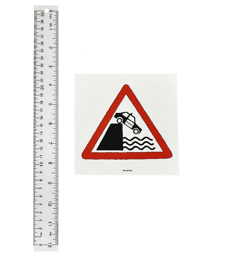 BANKSY - Rare Police Car Sticker