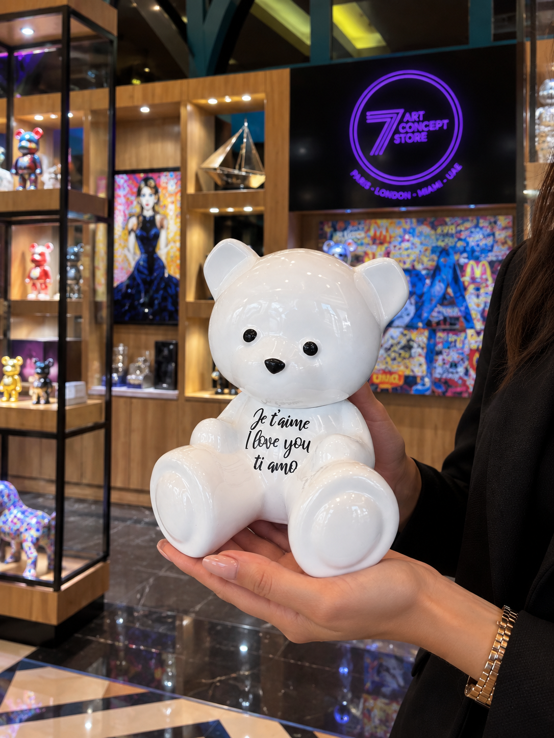 ARDOR - Tiny Bear, International Love, white