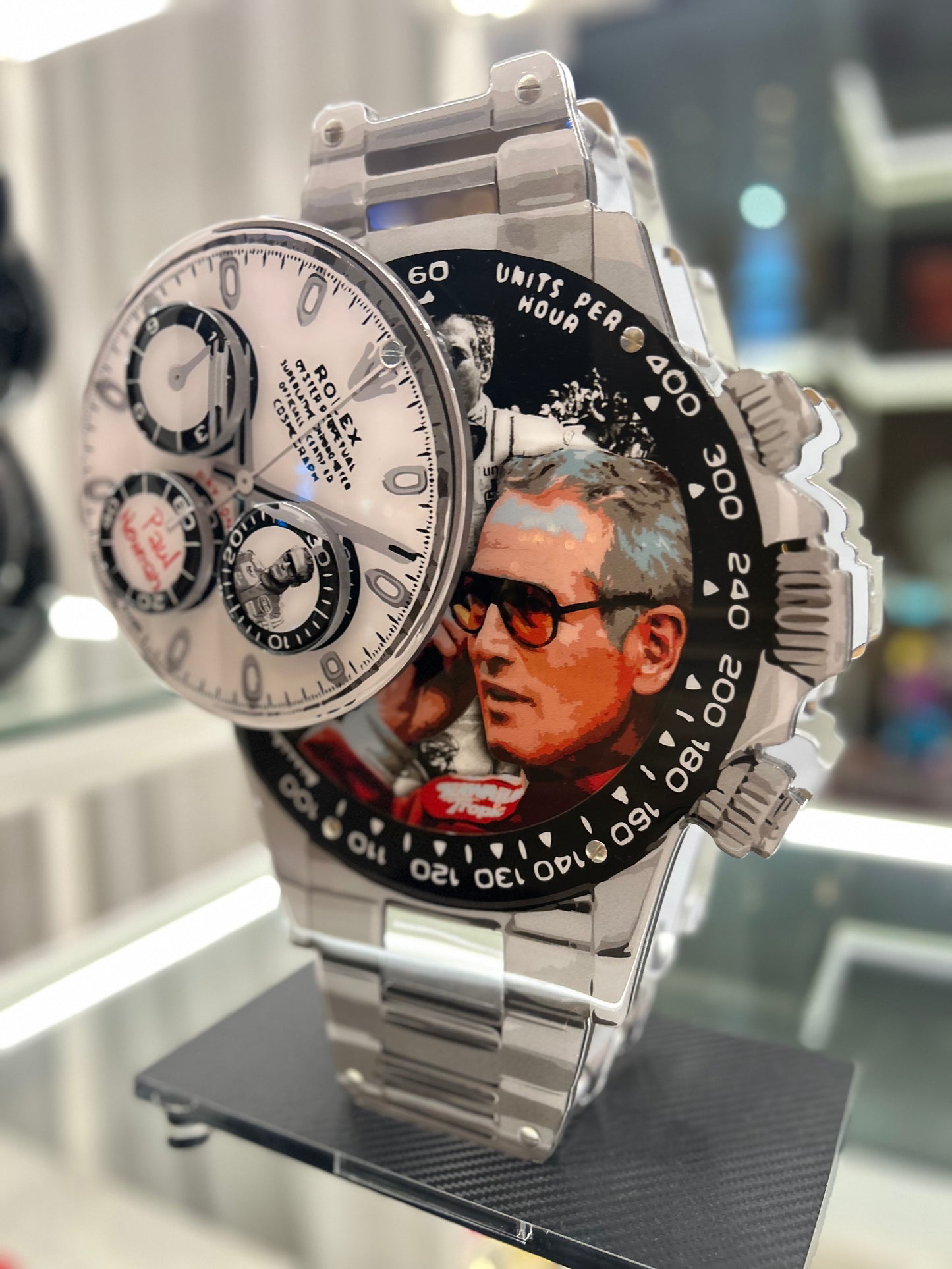 FRED M - Paul Newman Rolex Tribute Sculpture