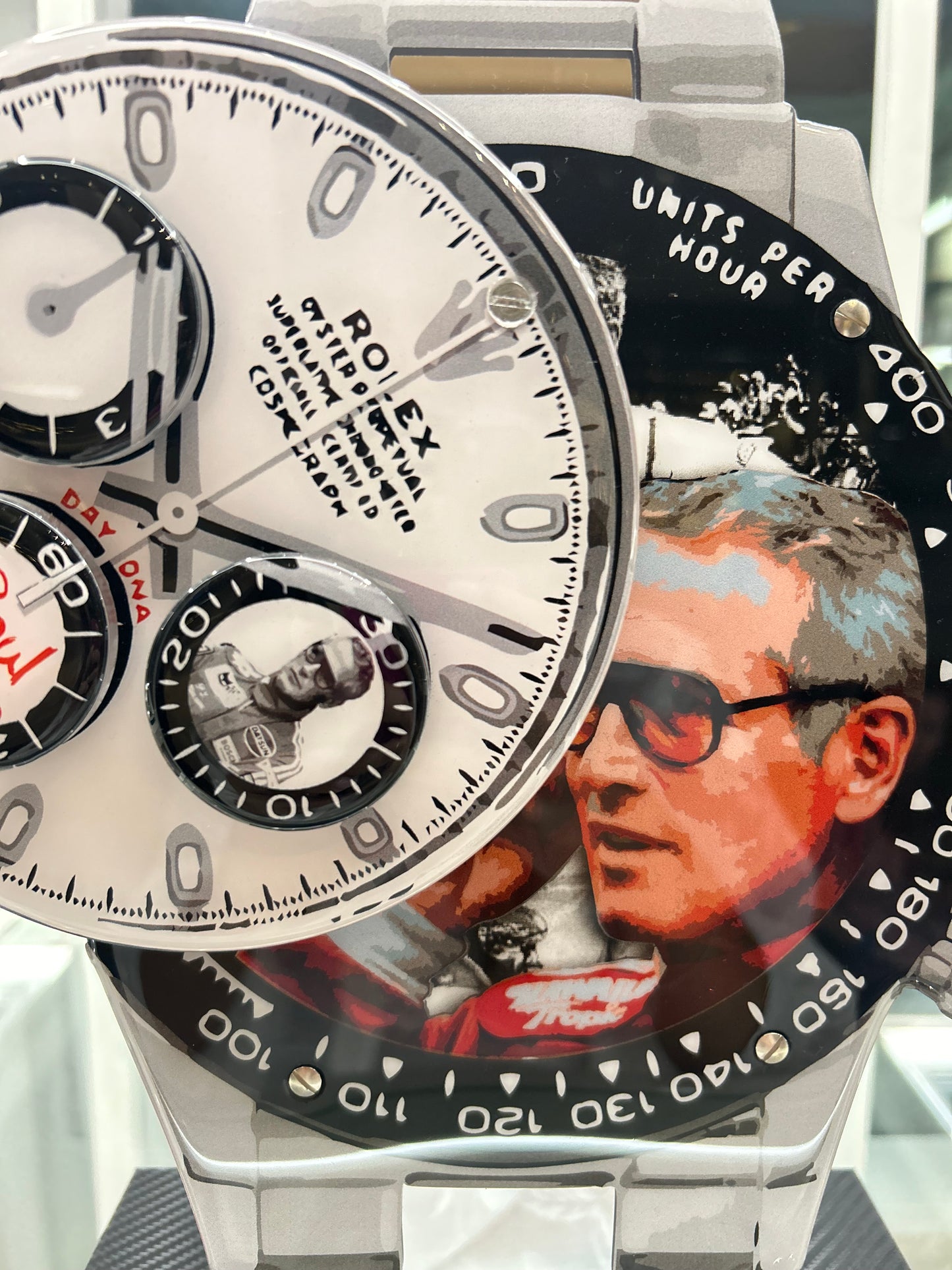FRED M - Paul Newman Rolex Tribute Sculpture