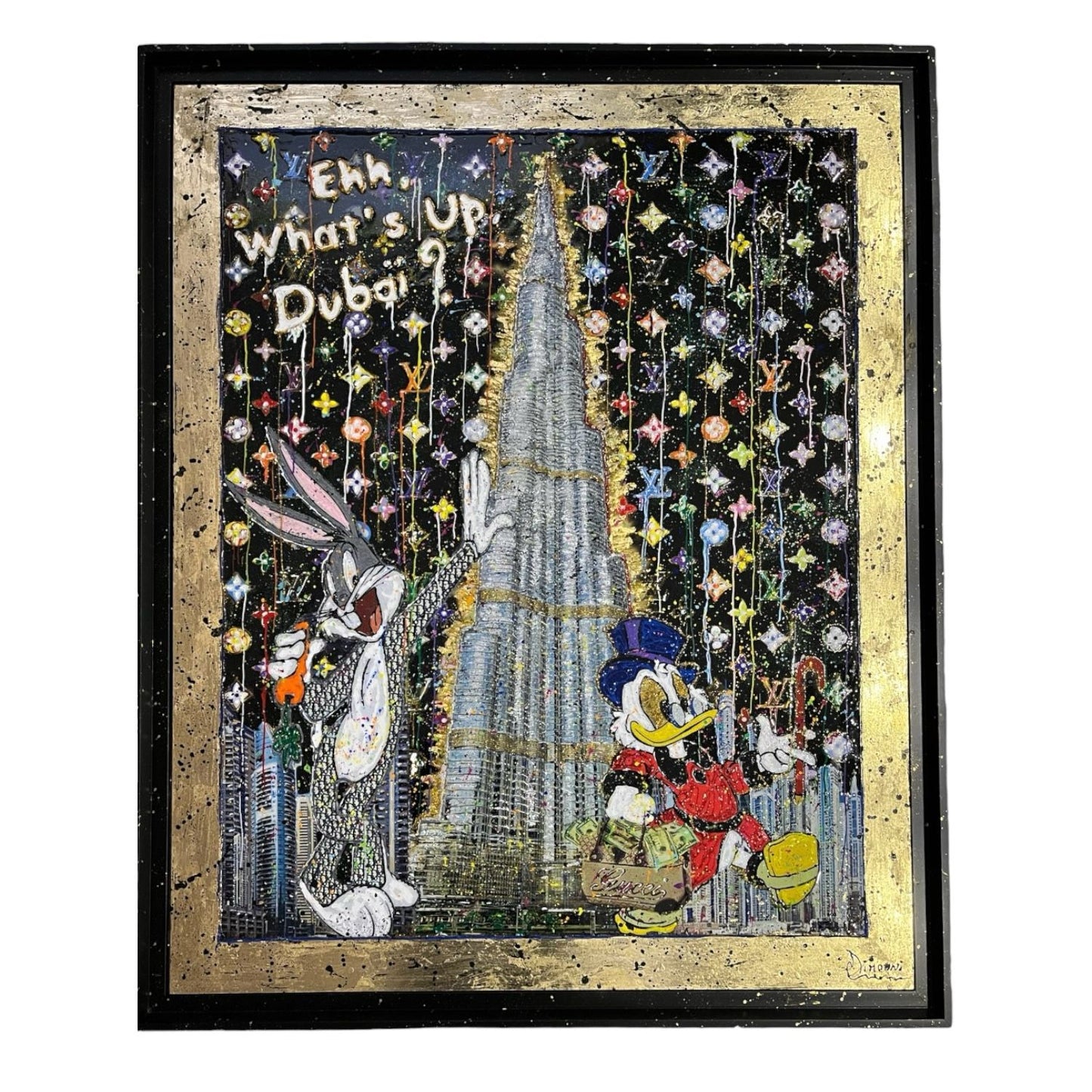 ALAIN M - What's Up Dubai ? Painting