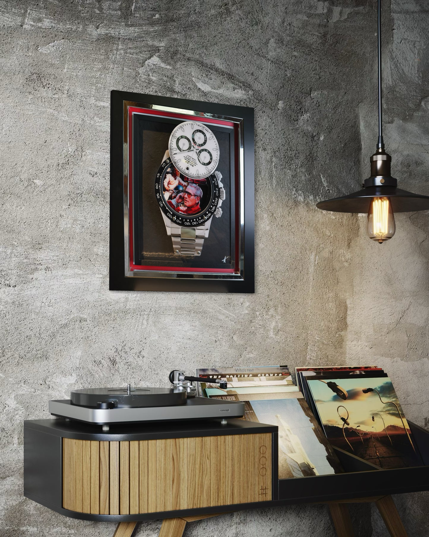 FRED M - Paul Newman, Luxury Rolex Tribute frame