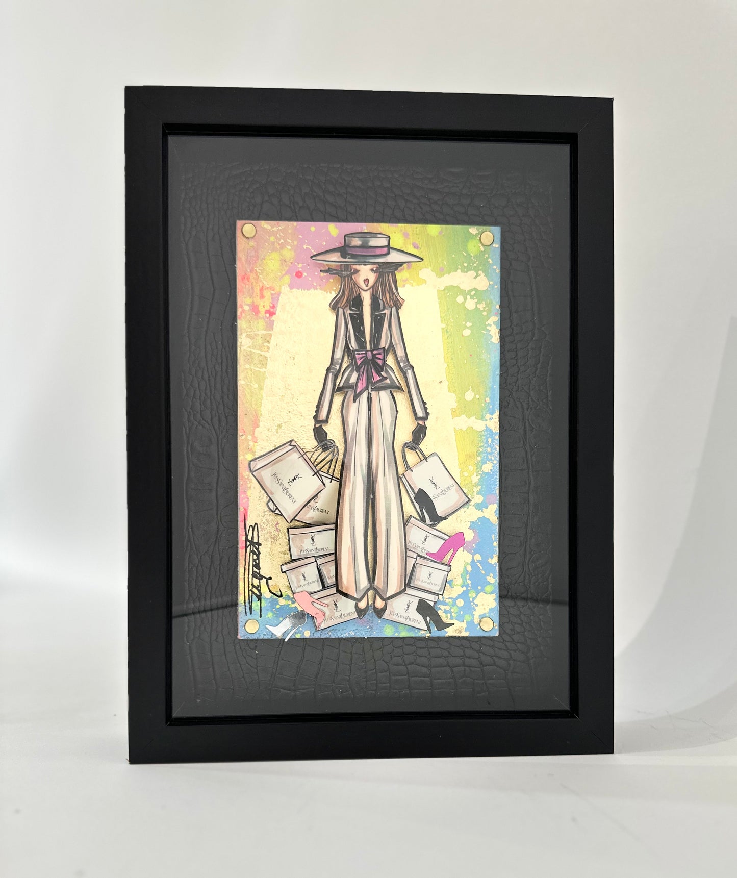RACHEL B - XS Paper Doll #30, YSL Tribute