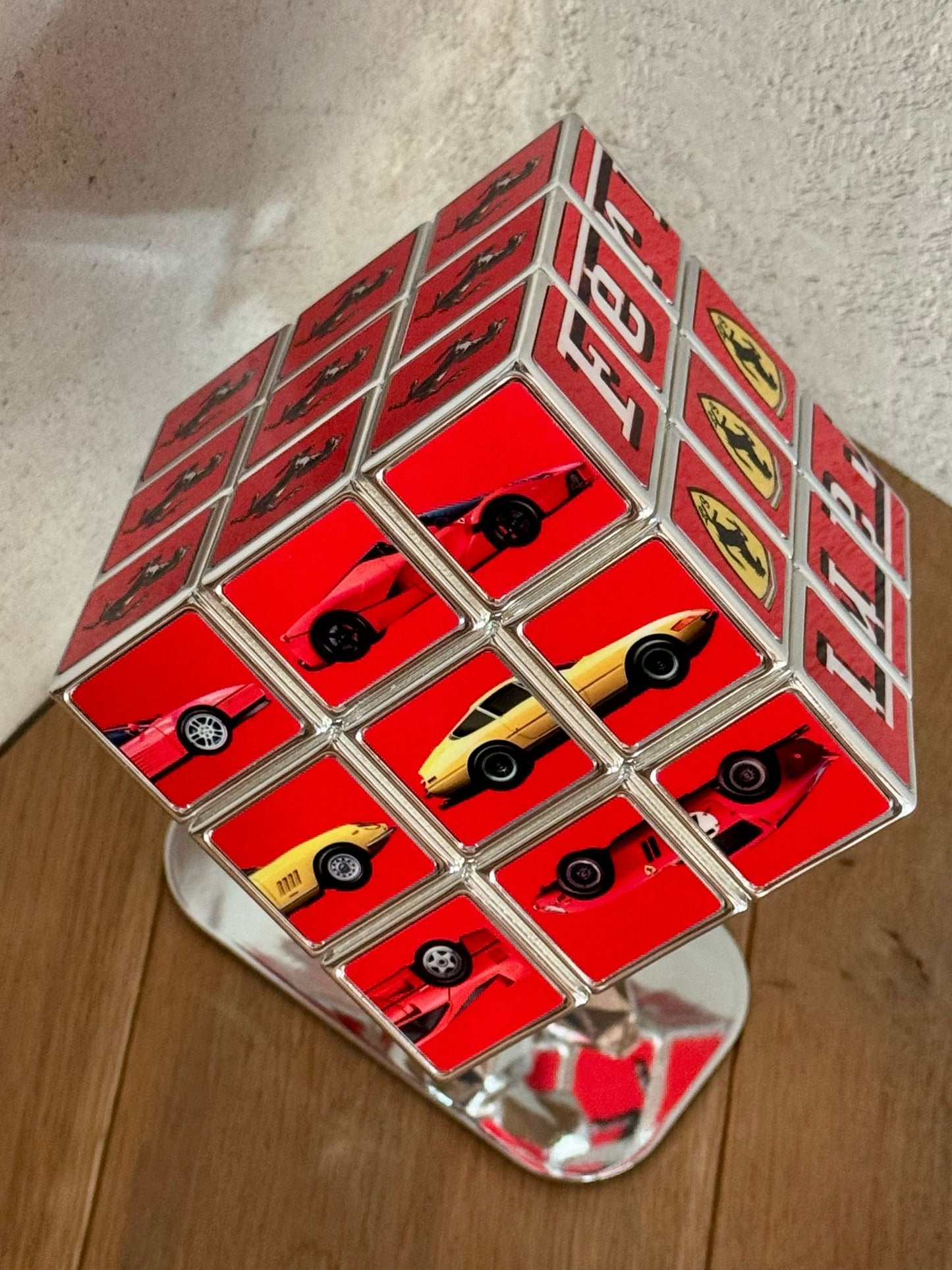 AURELIE ANGER - AArt's Cubes - Rubik Cube collage, Cars tribute