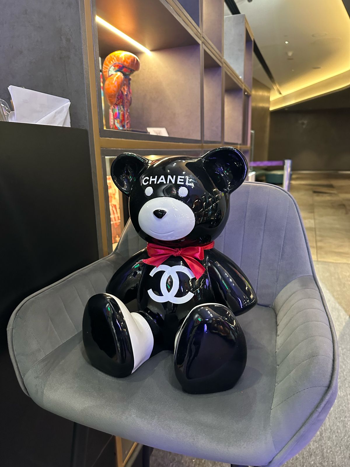 NAOR - 35cm CH Tribute, bi color black Teddy